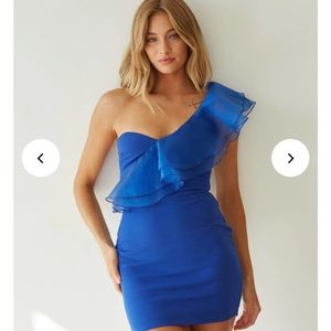 These three boutique blue dress